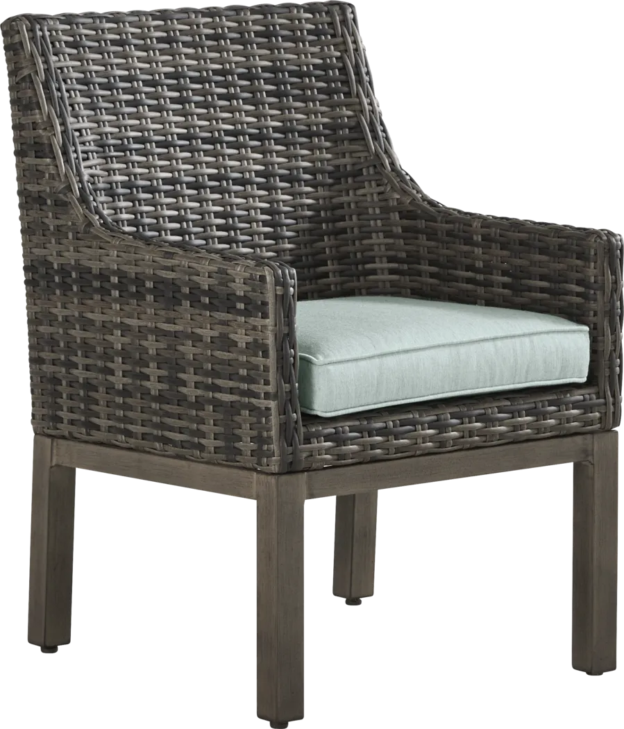 Montecello Gray 7 Pc Outdoor Dining Set with Mist Cushions - Thumbnail - Image 5