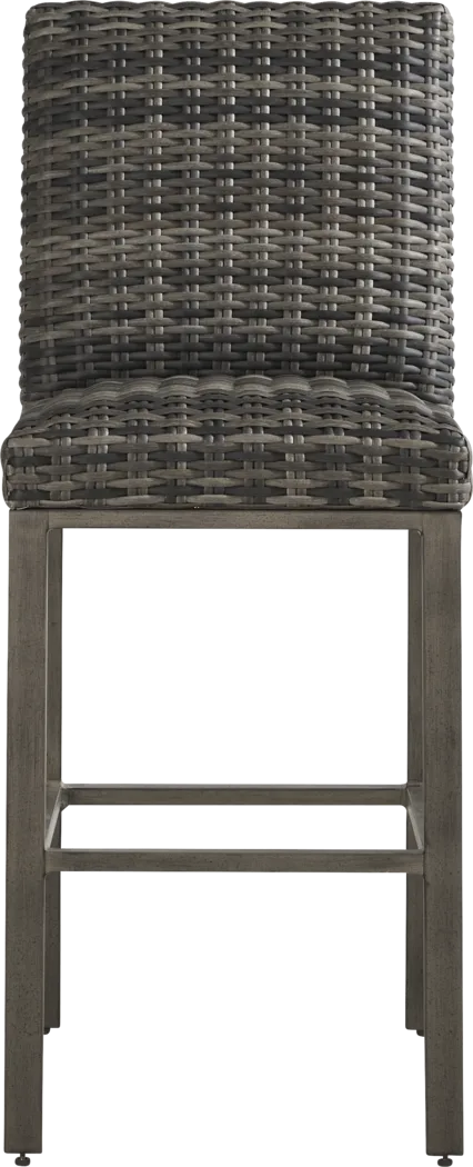 Montecello Gray 5 Pc Round Outdoor Bar Height Dining Set - Thumbnail - Image 6