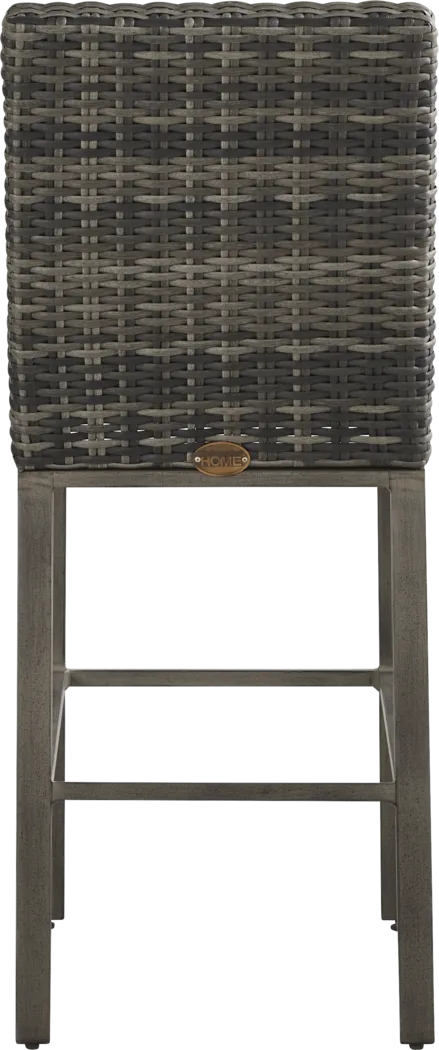 Montecello Gray 5 Pc Round Outdoor Bar Height Dining Set - Thumbnail - Image 7