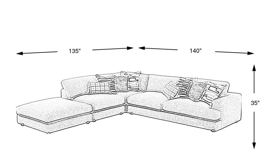 Dimension Image. Please refer to the Dimension Tab on this page for dimension details.