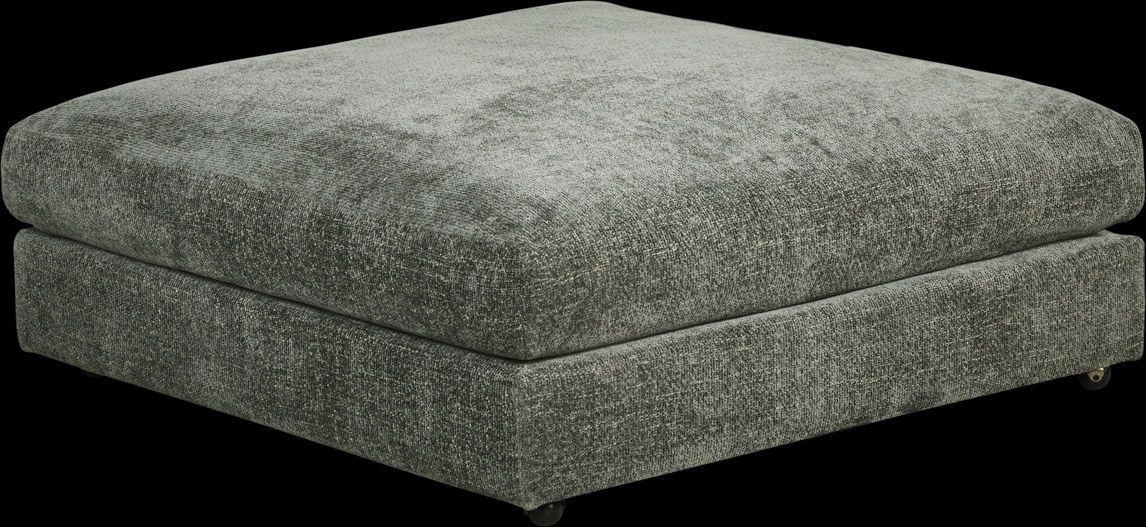 Montecito Charcoal Ottoman - Thumbnail - Image 2