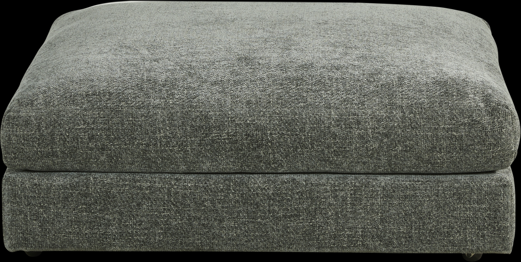 Montecito Charcoal Ottoman - Thumbnail - Image 1