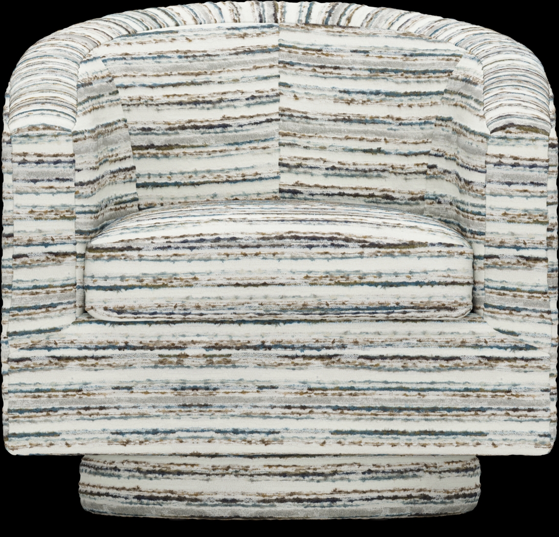 Montecito Charcoal Swivel Chair - Thumbnail - Image 2