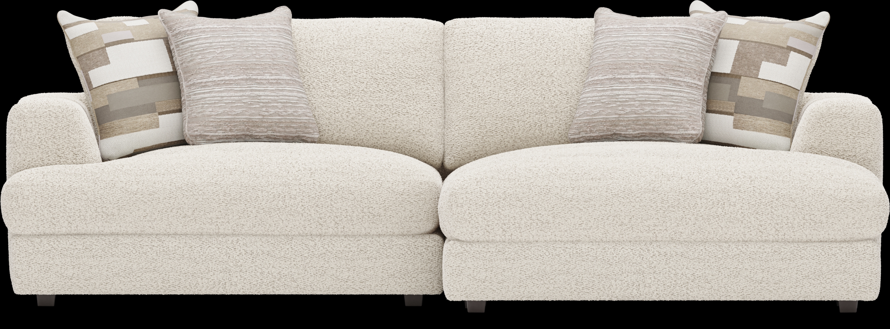 Montecito White 2 Pc Sectional - Thumbnail - Image 2