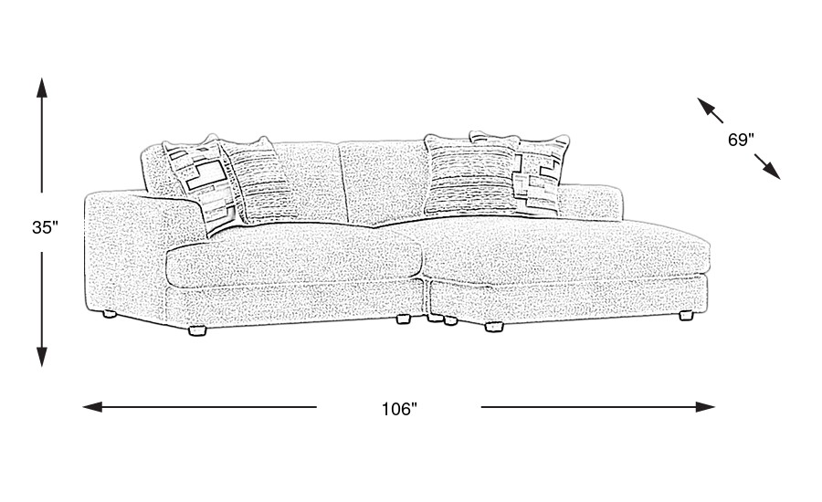 Dimension Image. Please refer to the Dimension Tab on this page for dimension details.