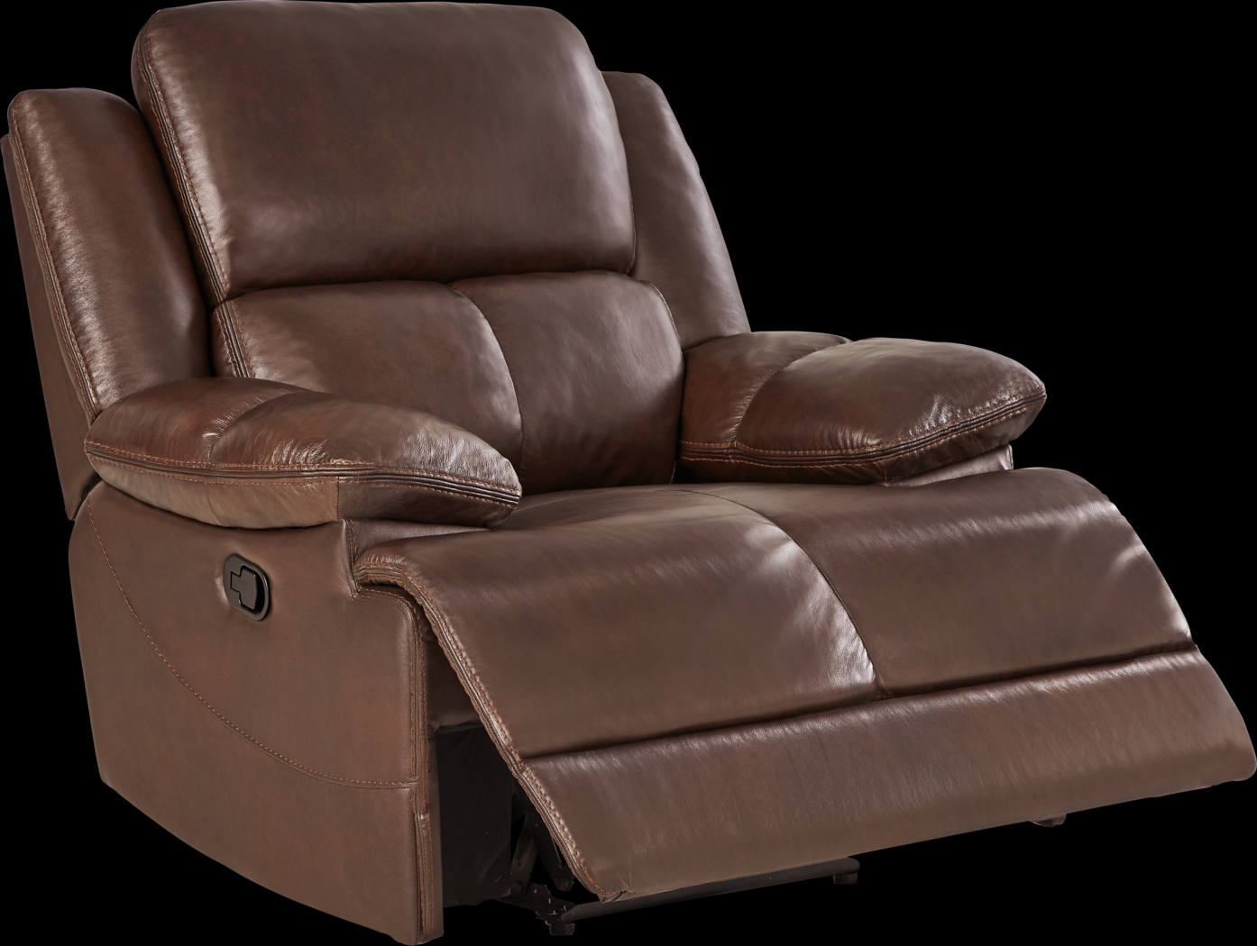 Montefano Brown Leather 8 Pc Reclining Living Room - Thumbnail - Image 16