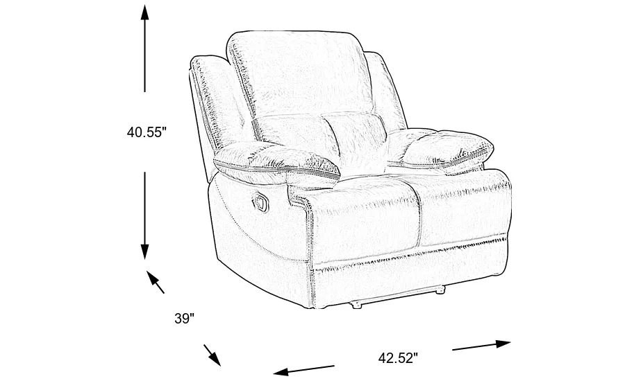 Dimension Image. Please refer to the Dimension Tab on this page for dimension details.