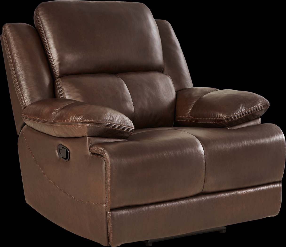 Montefano Brown Leather 8 Pc Reclining Living Room - Thumbnail - Image 14