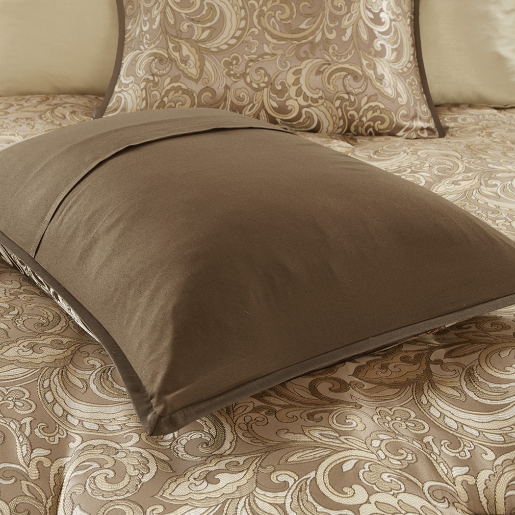 Montegut Brown 24 Pc Queen Bedding Set - Thumbnail - Image 7