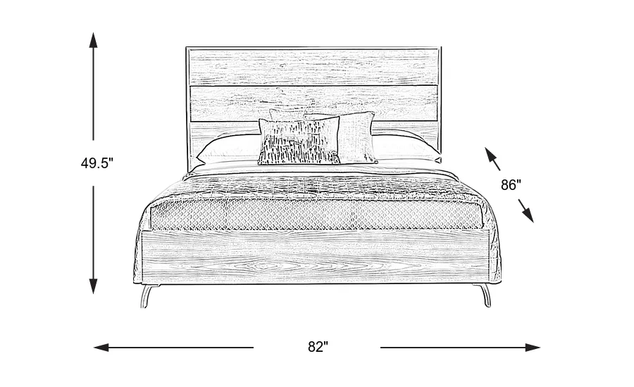 Dimension Image. Please refer to the Dimension Tab on this page for dimension details.