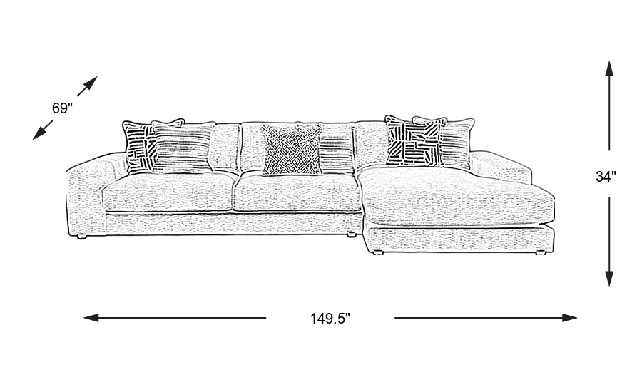 Dimension Image. Please refer to the Dimension Tab on this page for dimension details.