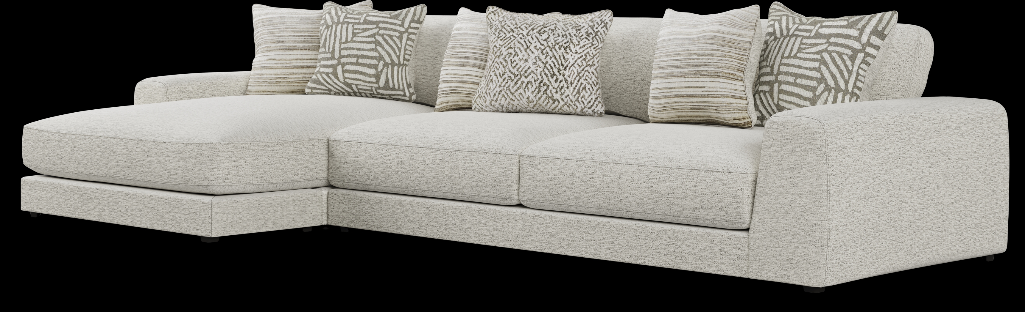 Monterey Trace White 2 Pc Sectional - Thumbnail - Image 3