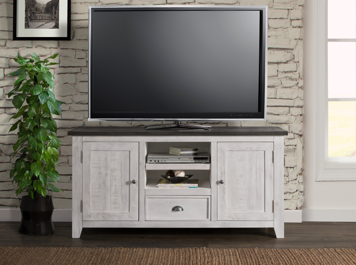 Monterey Way Gray 60 in. Console - Thumbnail - Image 6