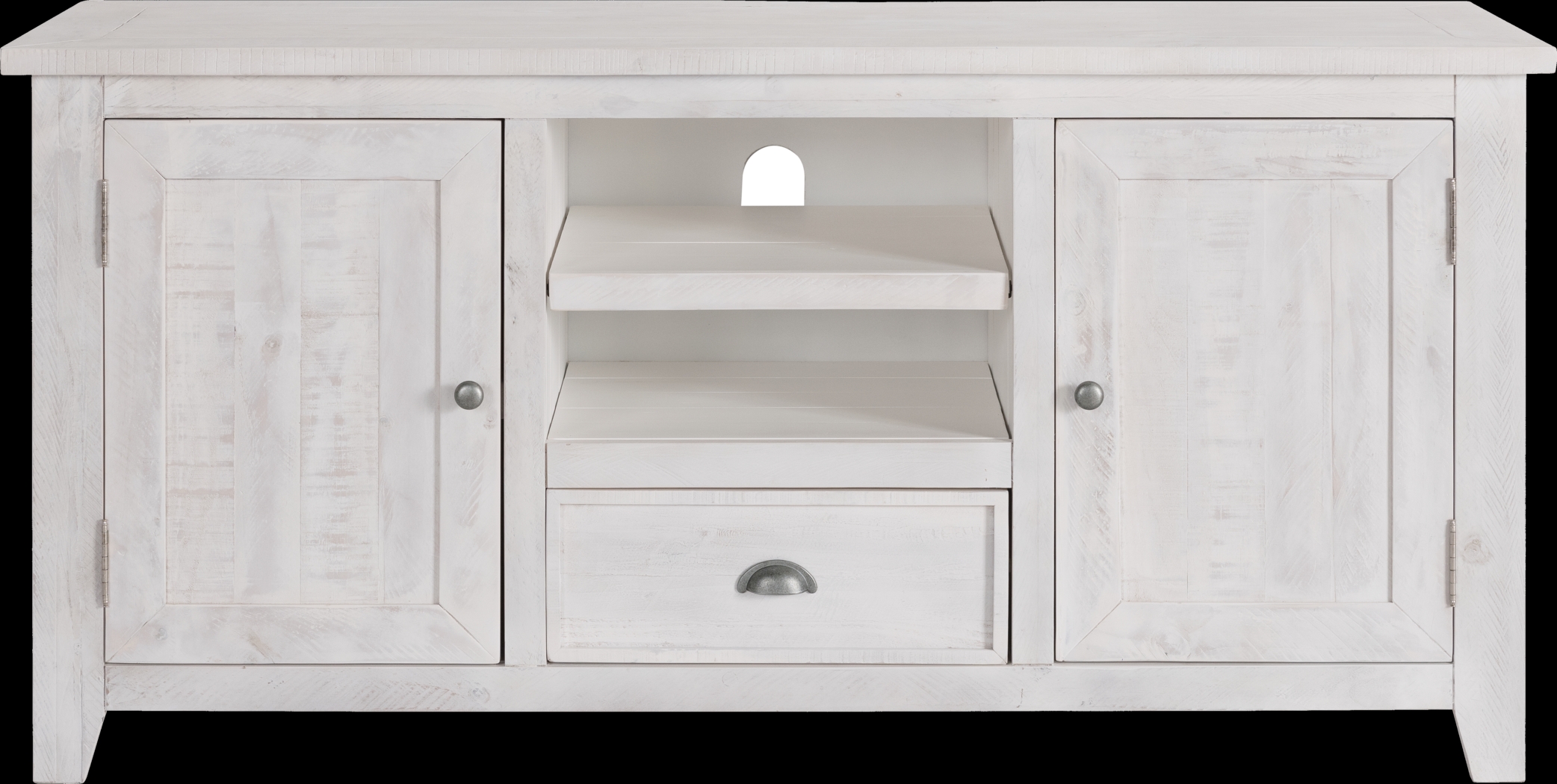 Monterey Way White 60 in. Console - Thumbnail - Image 1
