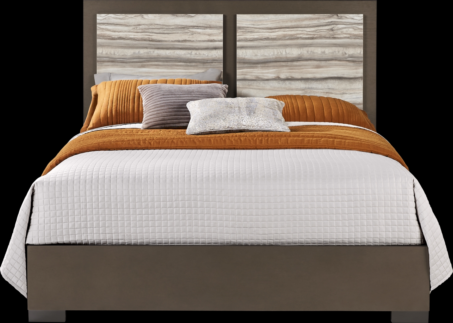 Monterosso Tan 3 Pc Queen Panel Bed - Thumbnail - Image 3