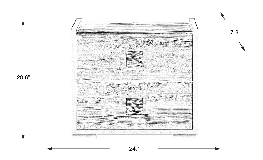 Dimension Image. Please refer to the Dimension Tab on this page for dimension details.
