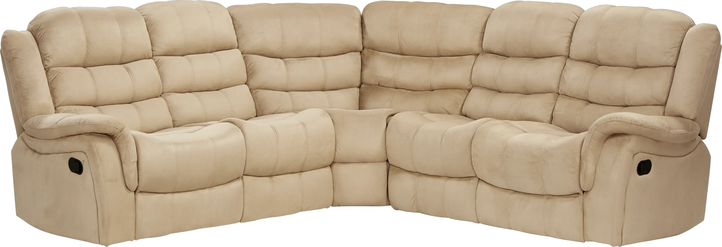 Montgomery 3 Pc Reclining Sectional - Thumbnail - Image 1