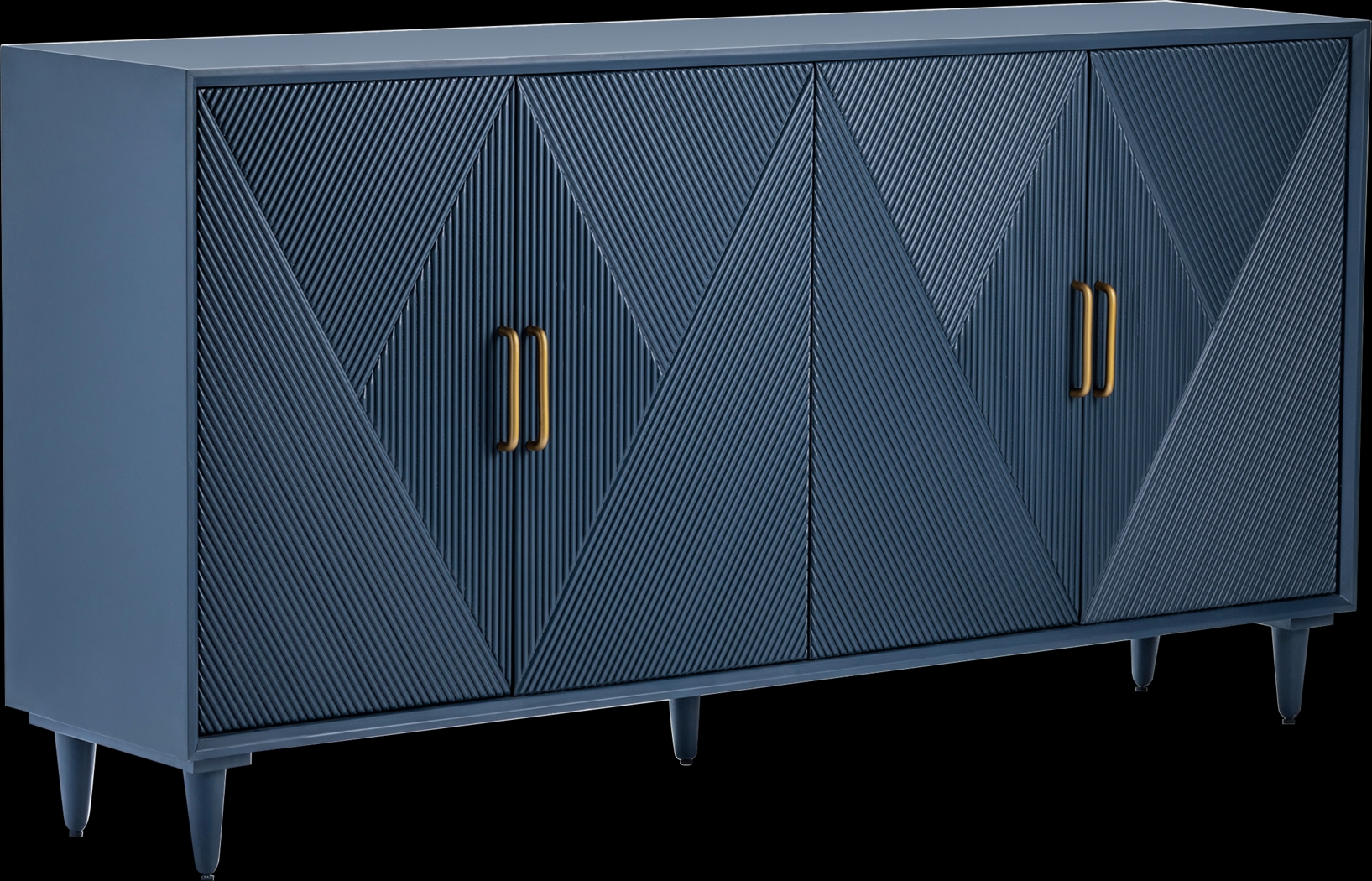 Montgomery Dark Blue Credenza - Thumbnail - Image 1