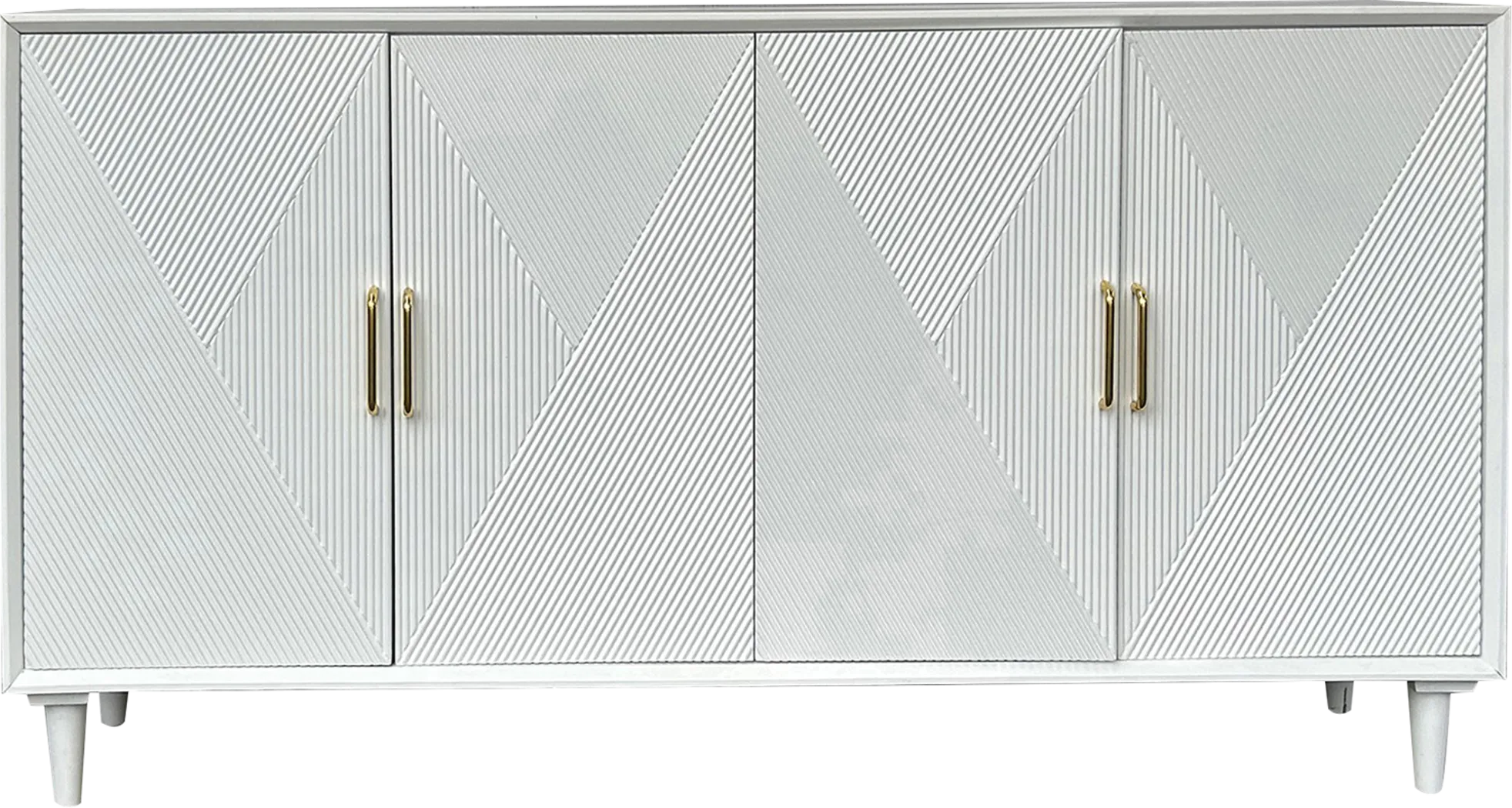 Montgomery White Credenza - Thumbnail - Image 1