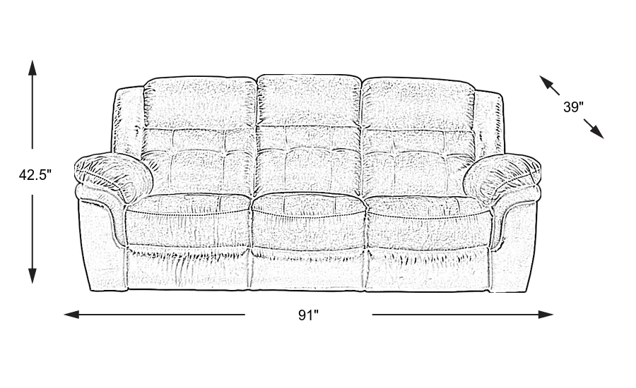 Dimension Image. Please refer to the Dimension Tab on this page for dimension details.