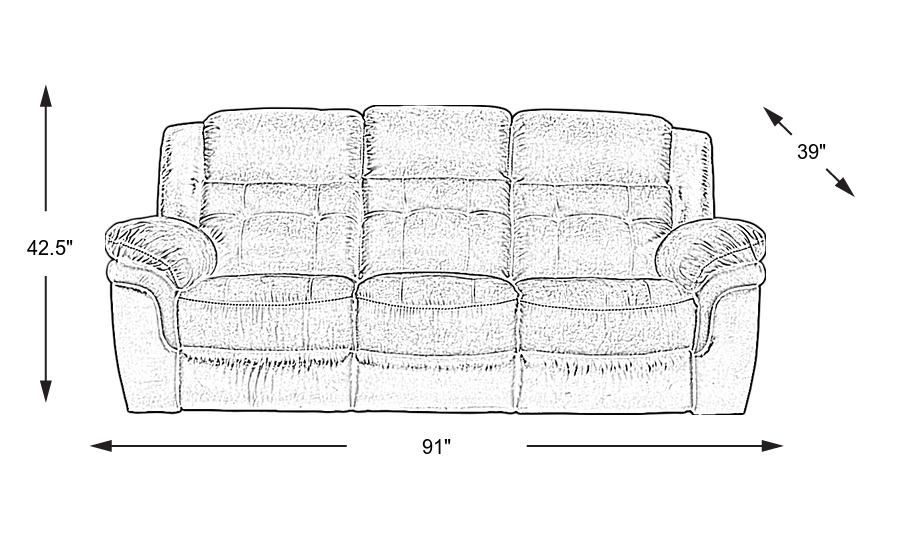 Dimension Image. Please refer to the Dimension Tab on this page for dimension details.