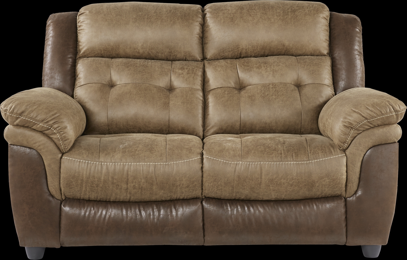Montiglio Brown Loveseat - Thumbnail - Image 1