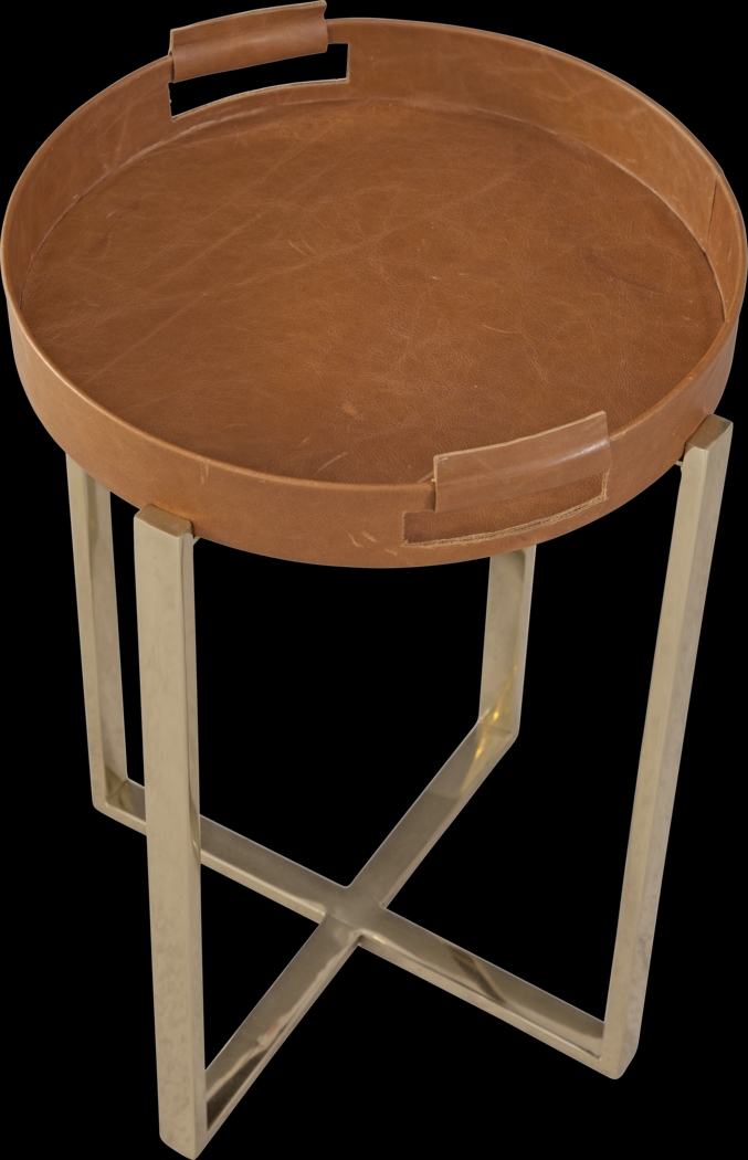 Montillio Orange Accent Table - Thumbnail - Image 2