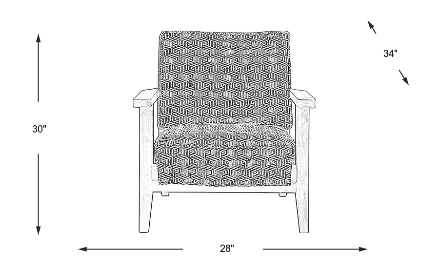 Dimension Image. Please refer to the Dimension Tab on this page for dimension details.