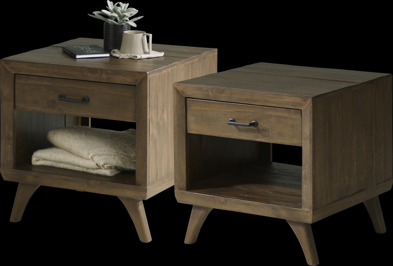 Montinello Brown Set of 2 End Tables - Thumbnail - Image 1