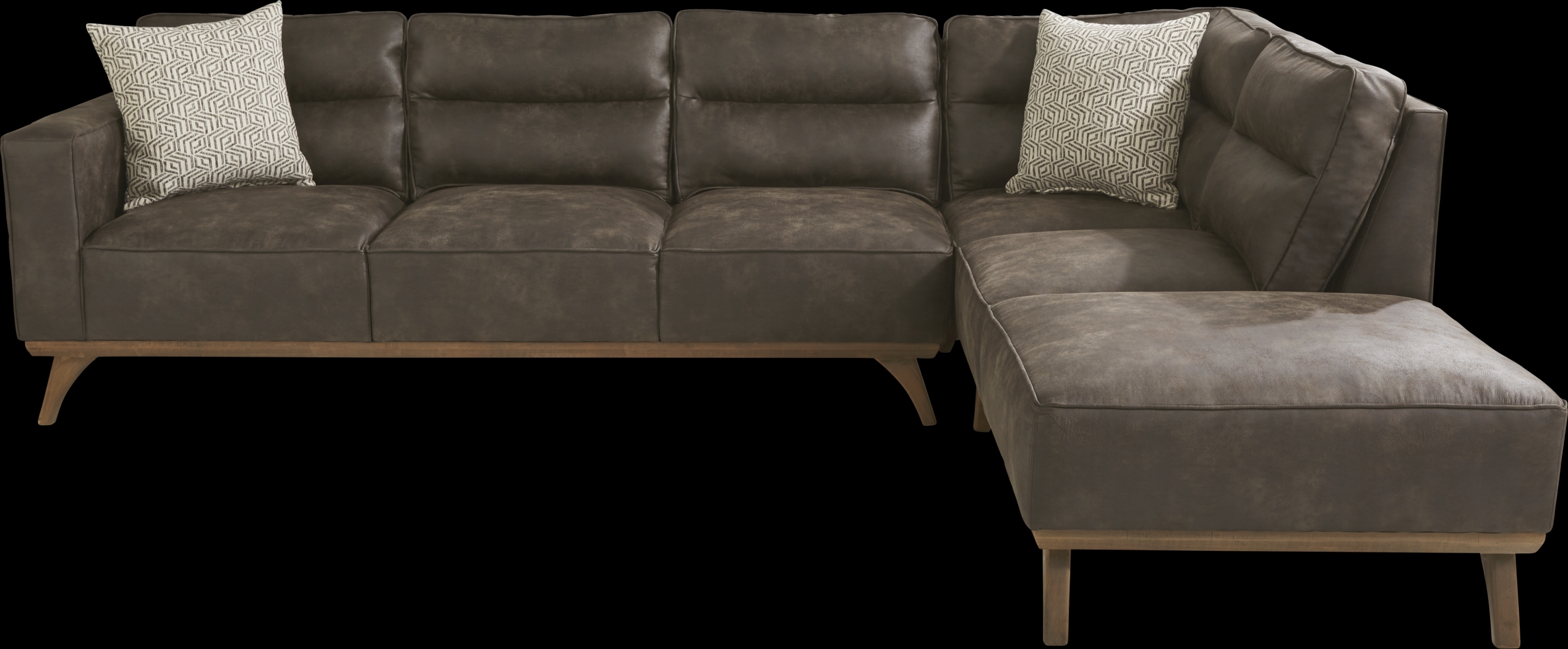 Montinello Brown 2 Pc Sectional - Thumbnail - Image 3