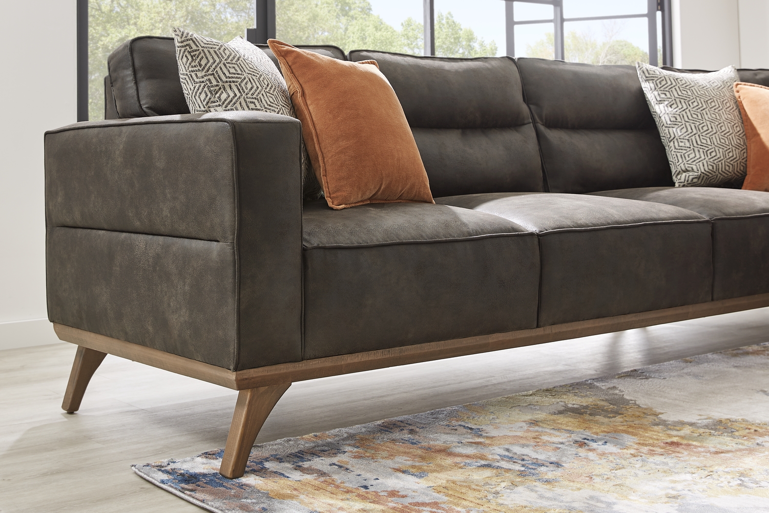 Montinello Brown 2 Pc Sectional - Thumbnail - Image 4