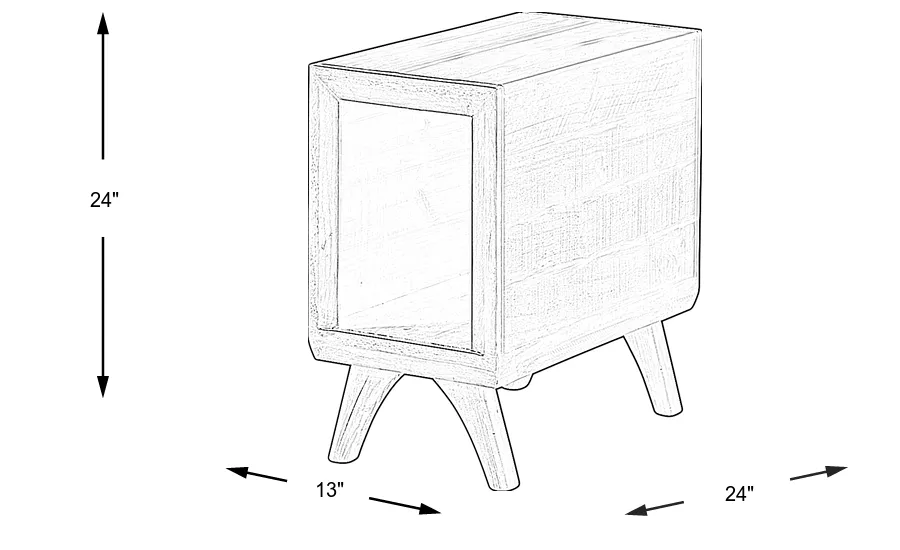 Dimension Image. Please refer to the Dimension Tab on this page for dimension details.