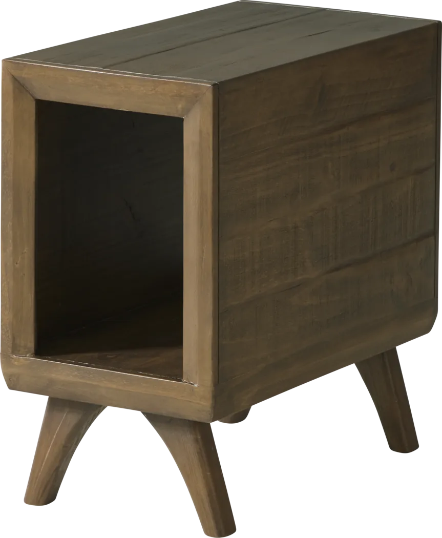 Montinello Brown Chairside Table - Thumbnail - Image 1