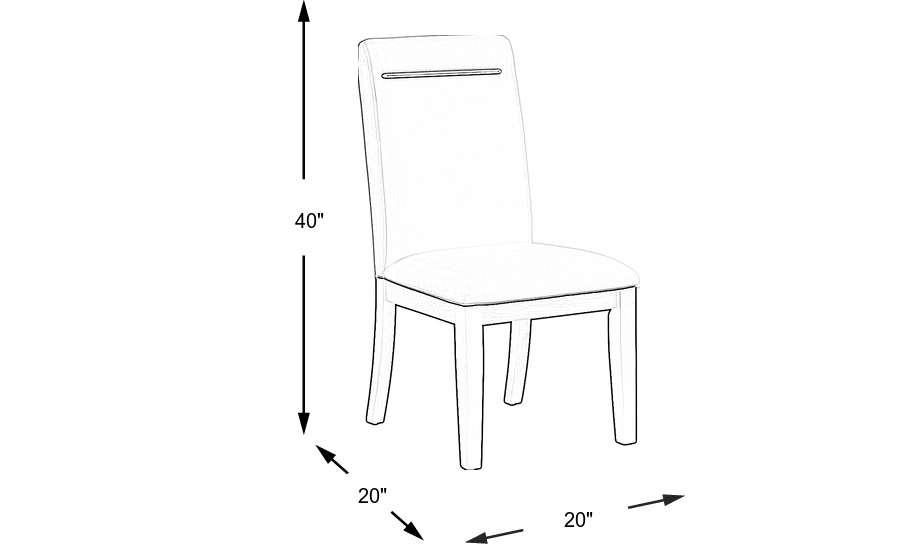 Dimension Image. Please refer to the Dimension Tab on this page for dimension details.