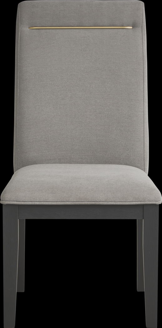 Montpelier Charcoal 5 Pc Dining Room with Gray Side Chairs - Thumbnail - Image 5