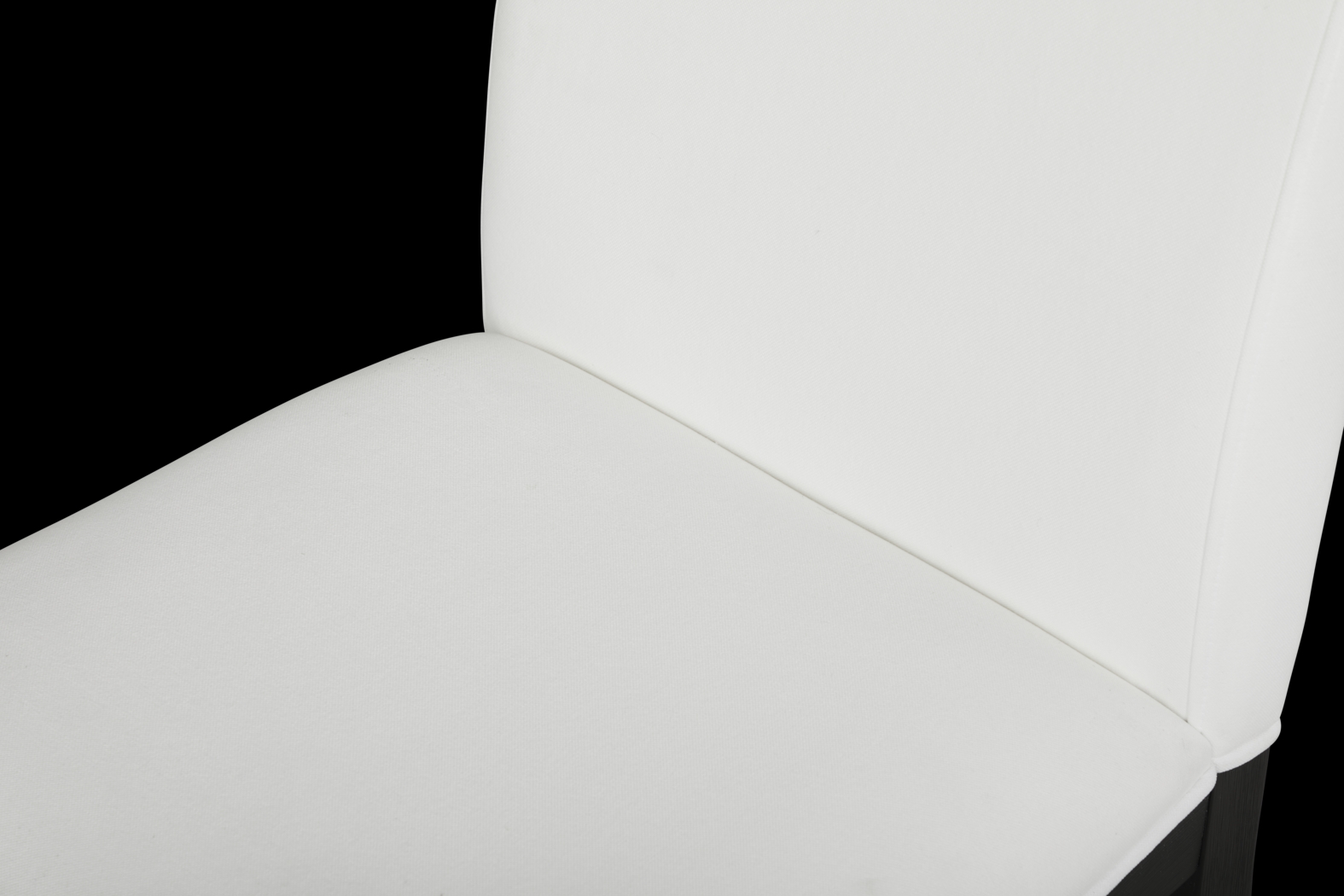 Cheetham Hill Espresso 90 in. 5 Pc Dining Room with White Chairs - Thumbnail - Image 8