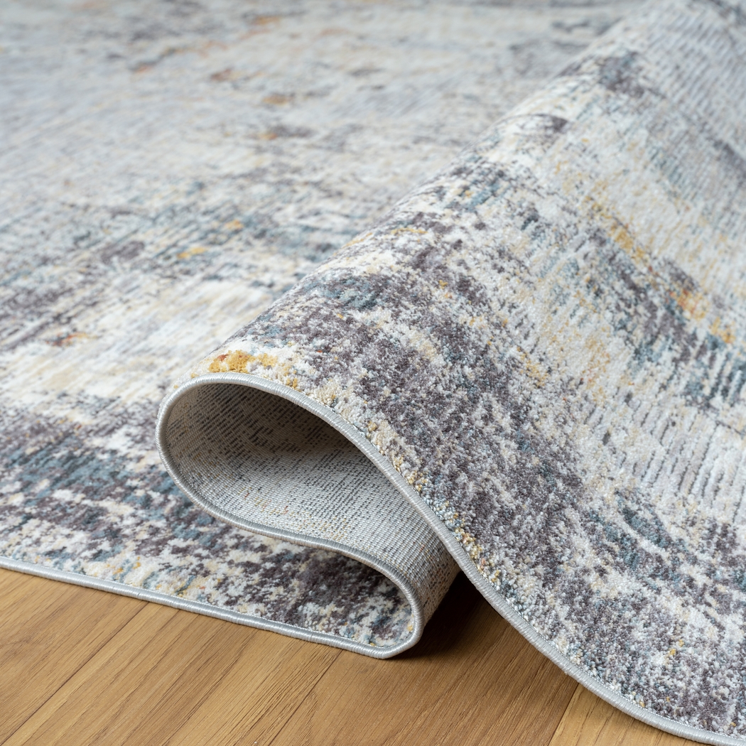 Montport Gray/Brown 5' x 8' Rug - Thumbnail - Image 5