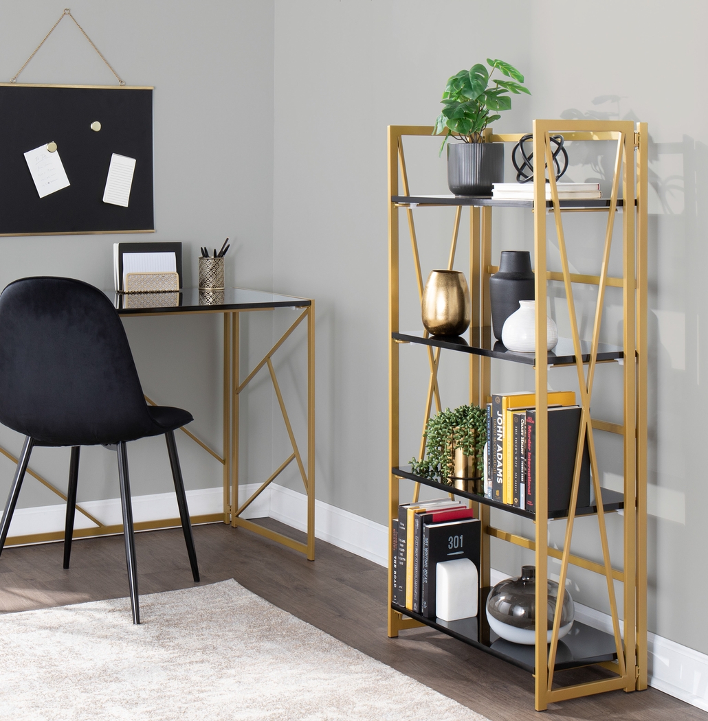 Moonbill Black Bookcase - Thumbnail - Image 7