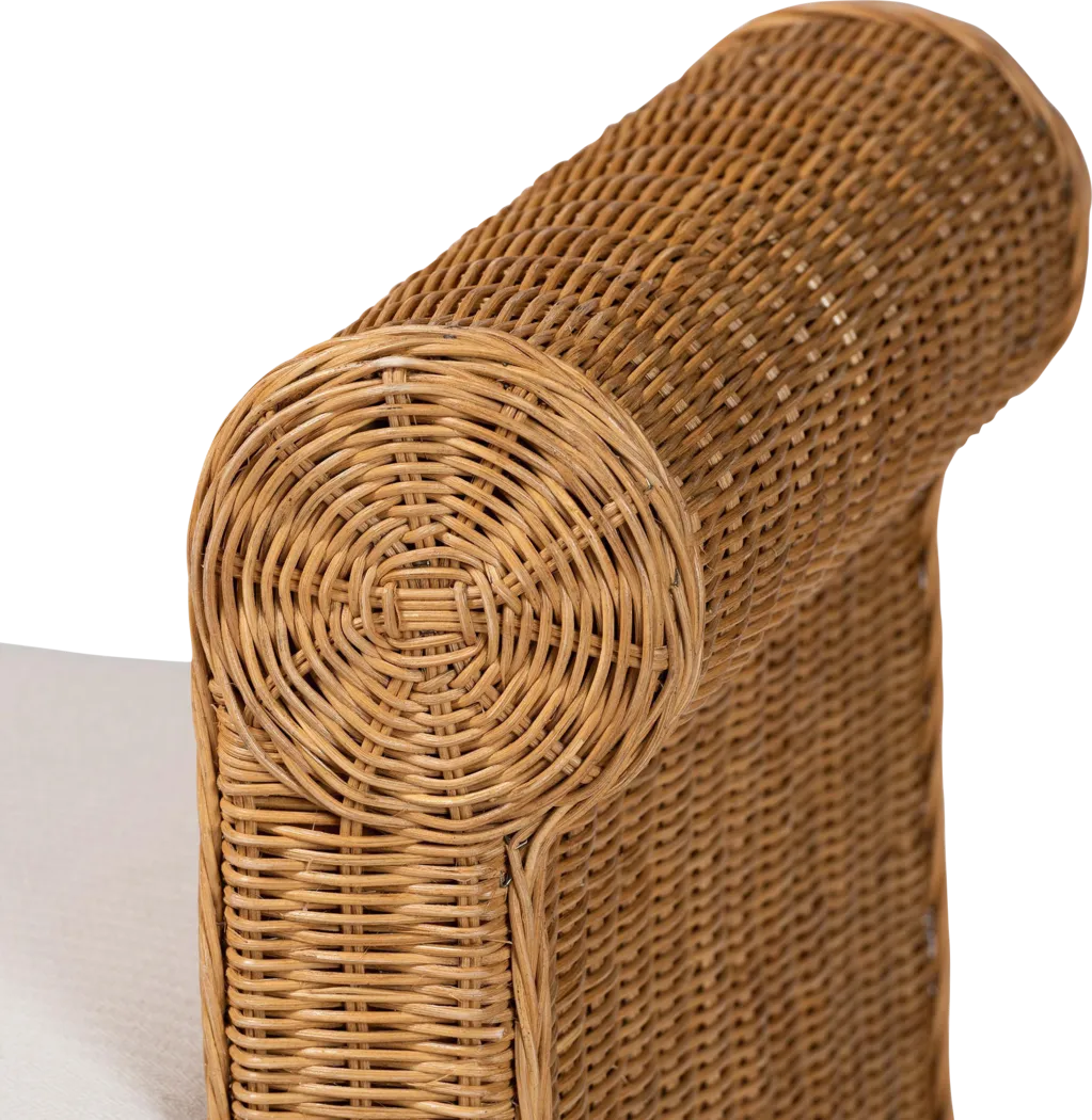 Moonbite Brown Accent Bench - Thumbnail - Image 5