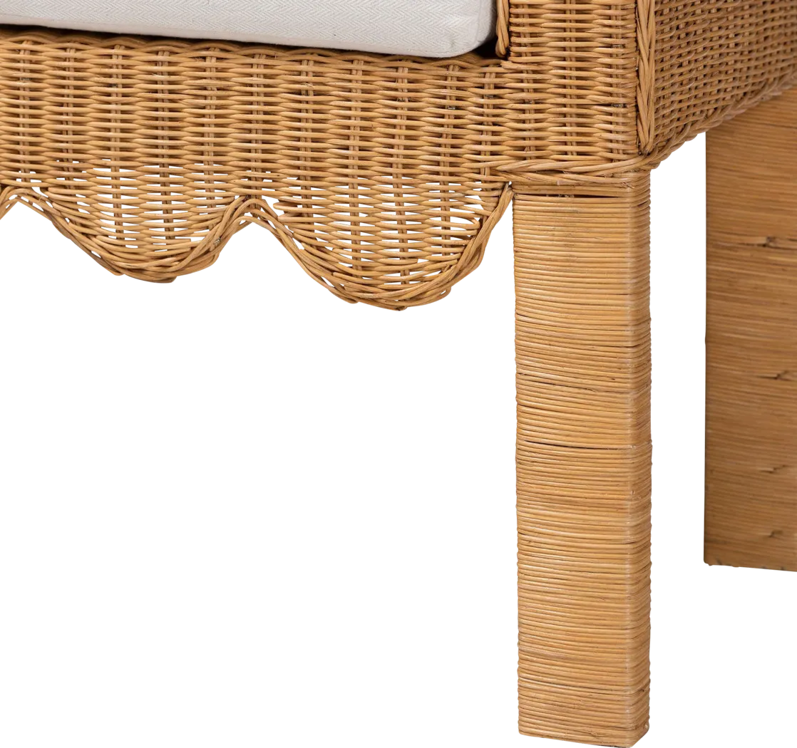 Moonbite Brown Accent Bench - Thumbnail - Image 6
