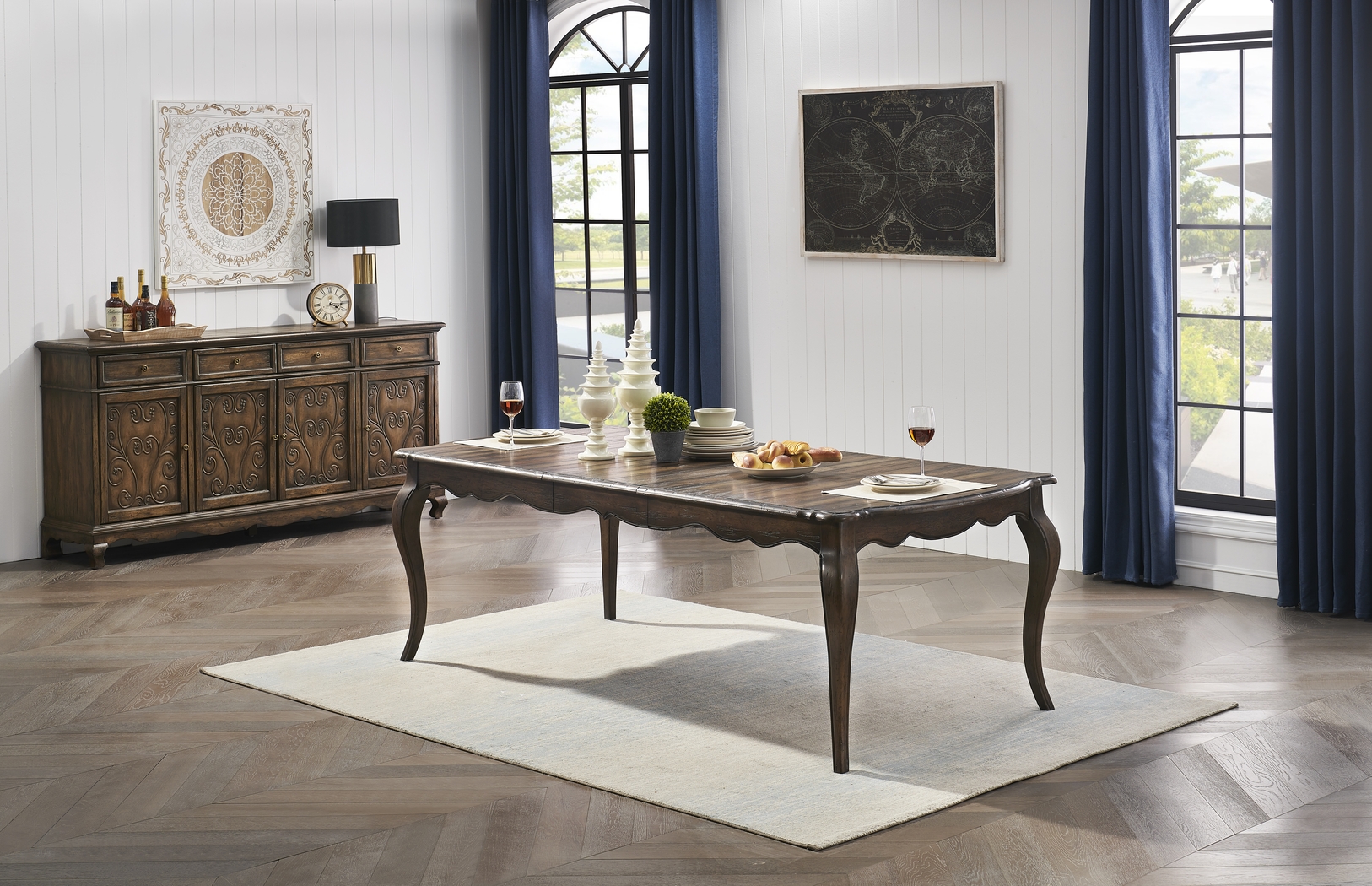 Mooncoin Brown Dining Table - Thumbnail - Image 6