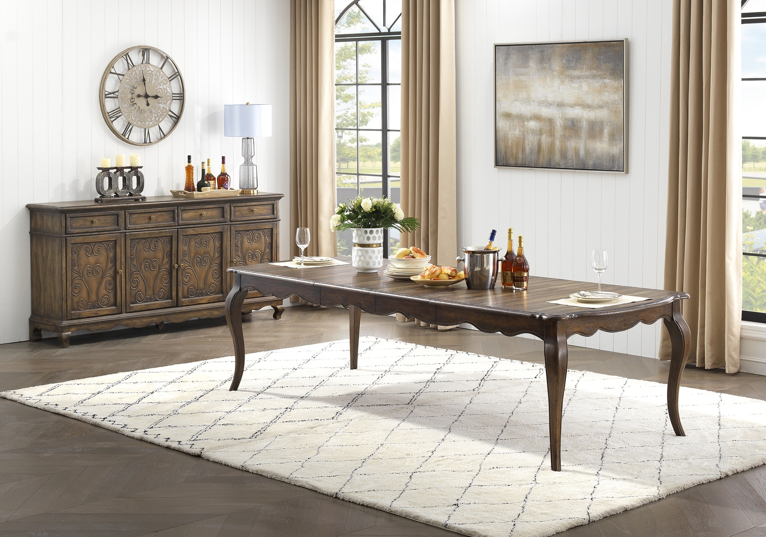 Mooncoin Brown Dining Table - Thumbnail - Image 7