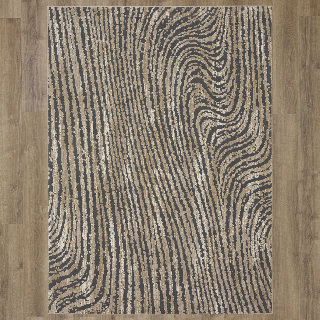 Stacy Garcia Moondon Gray 5'3 x 7'10 Rug - Thumbnail - Image 4