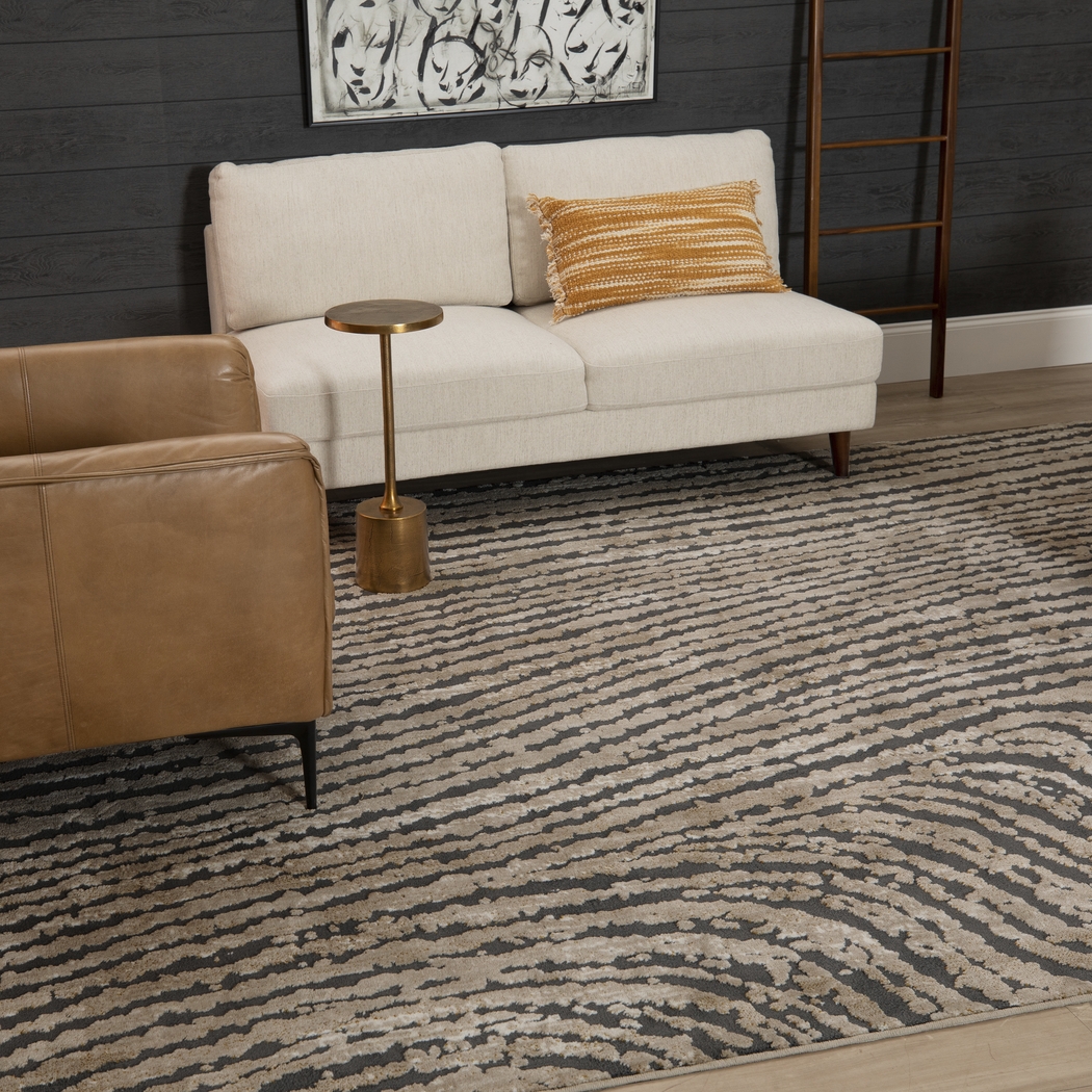 Stacy Garcia Moondon Gray 8' x 11' Rug - Thumbnail - Image 3