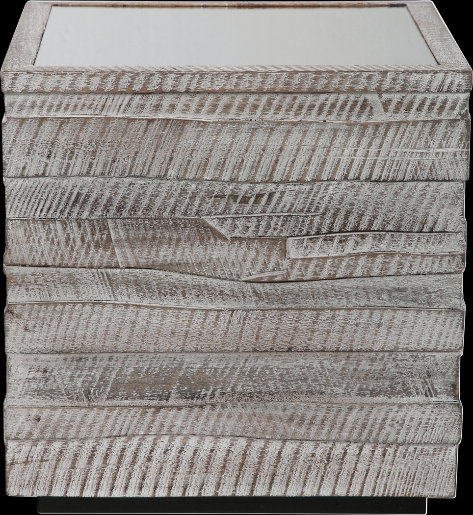 Moonflower Gray Accent Table - Thumbnail - Image 2