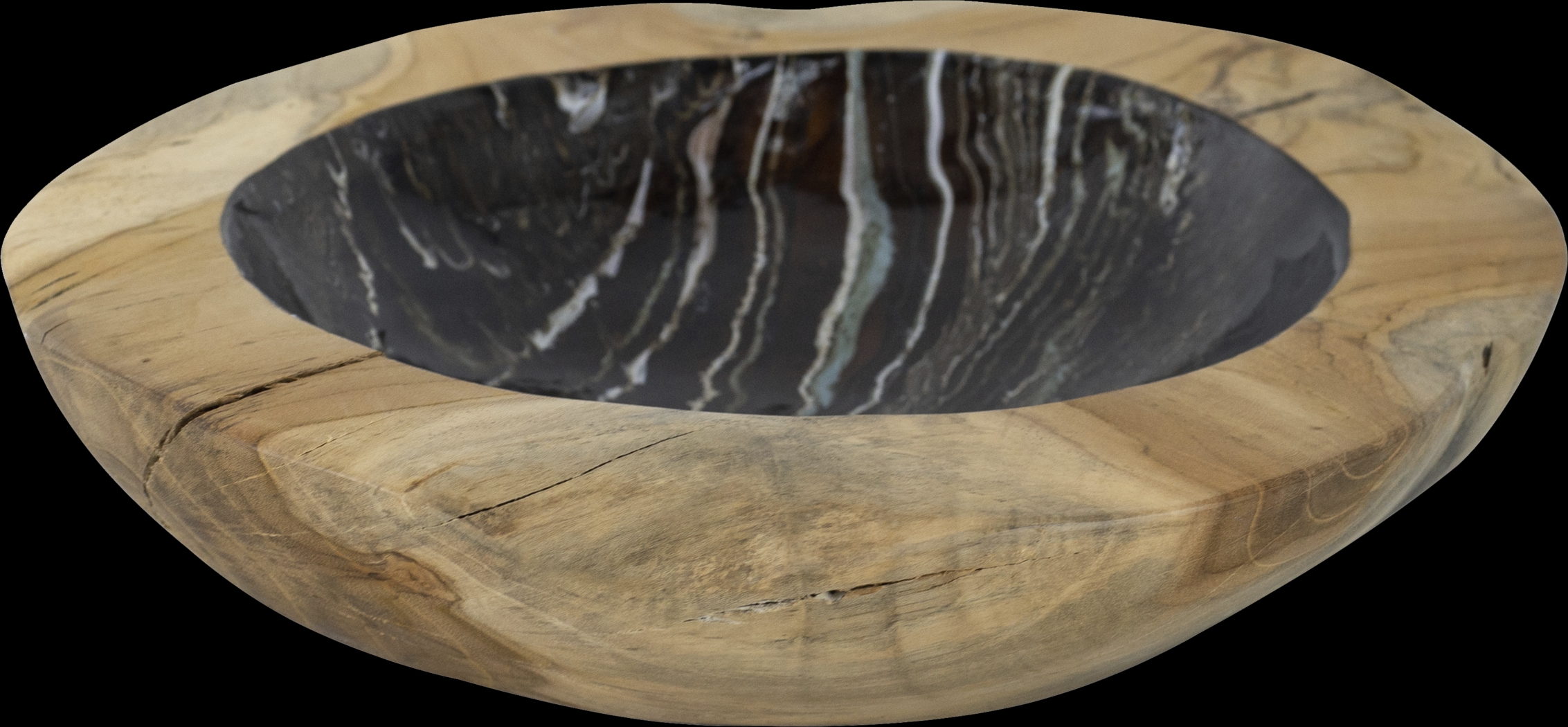 Moonscape Black Bowl - Thumbnail - Image 1