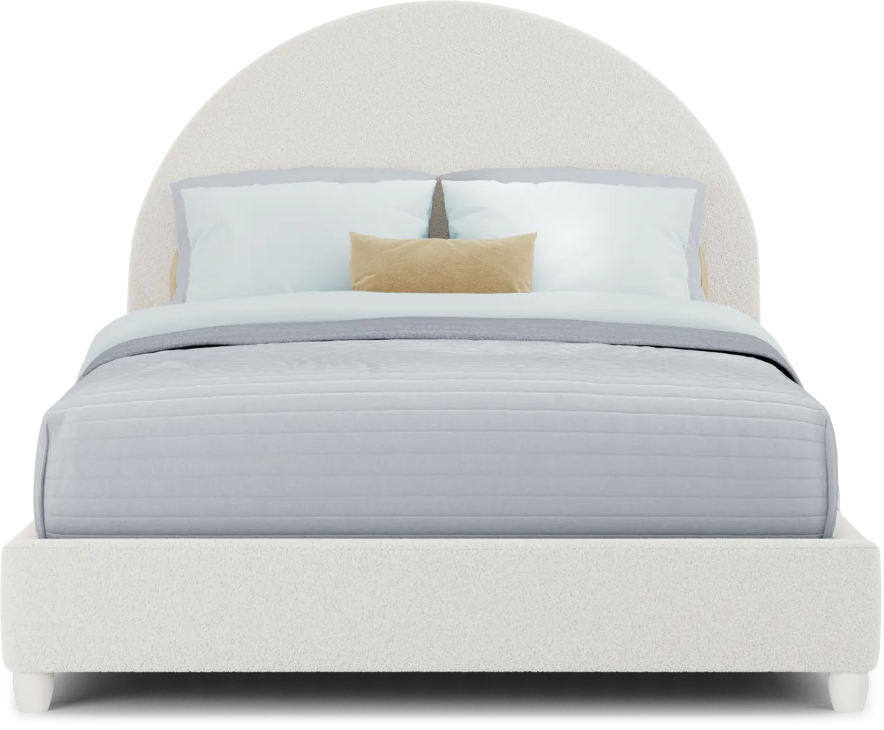 Kids Moonstone Natural Full Upholstered Bed - Thumbnail - Image 3