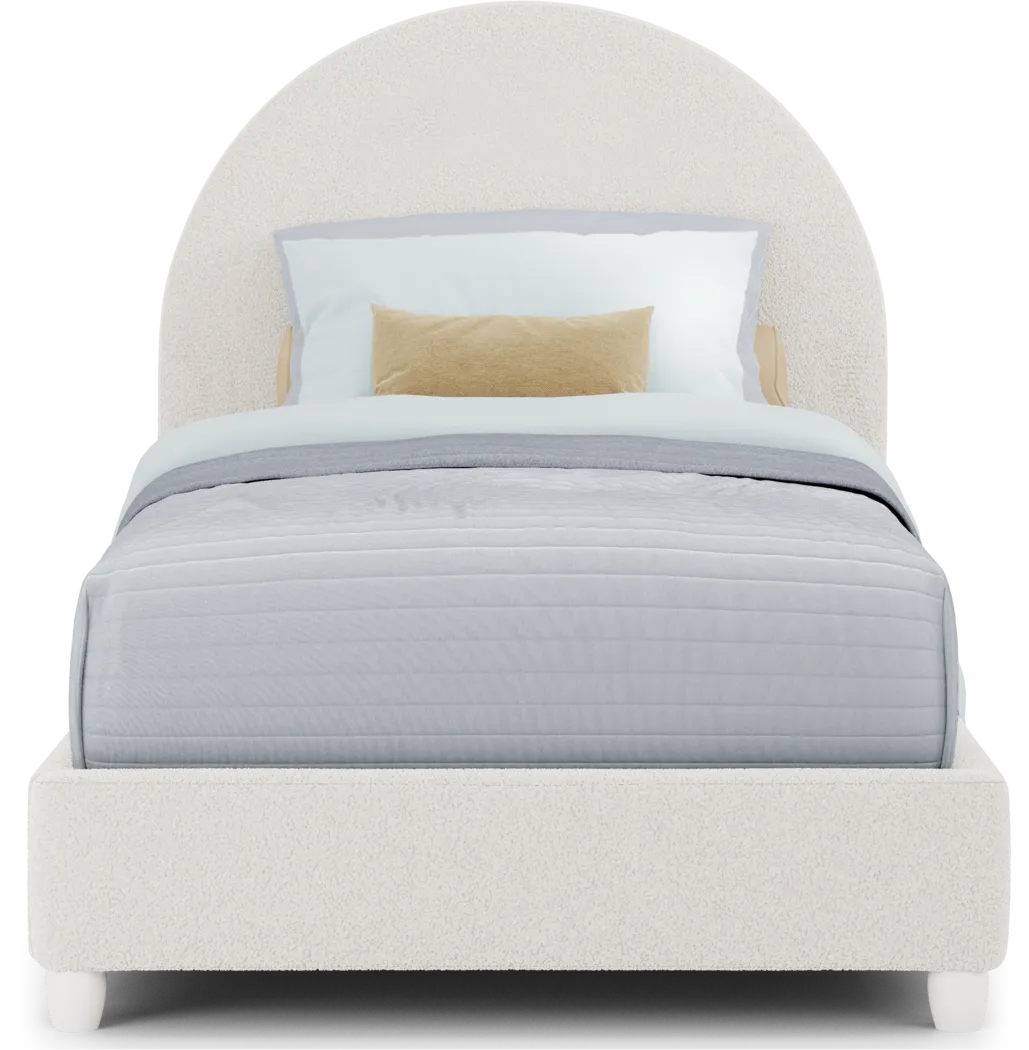 Kids Moonstone Natural Twin Upholstered Bed - Thumbnail - Image 3