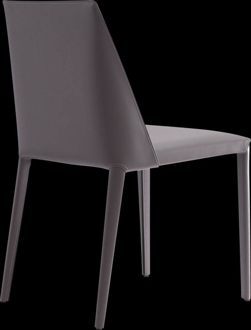 Moontime Gray Side Chair, Set of 2 - Thumbnail - Image 4