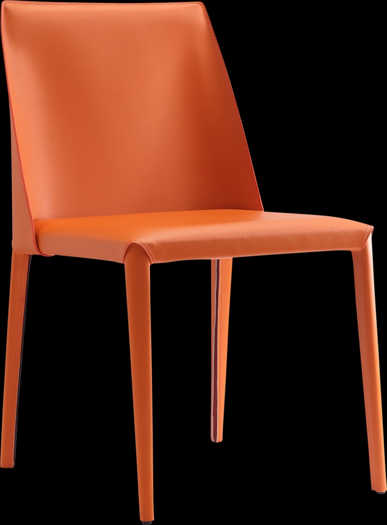 Moontime Orange Side Chair, Set of 2 - Thumbnail - Image 3